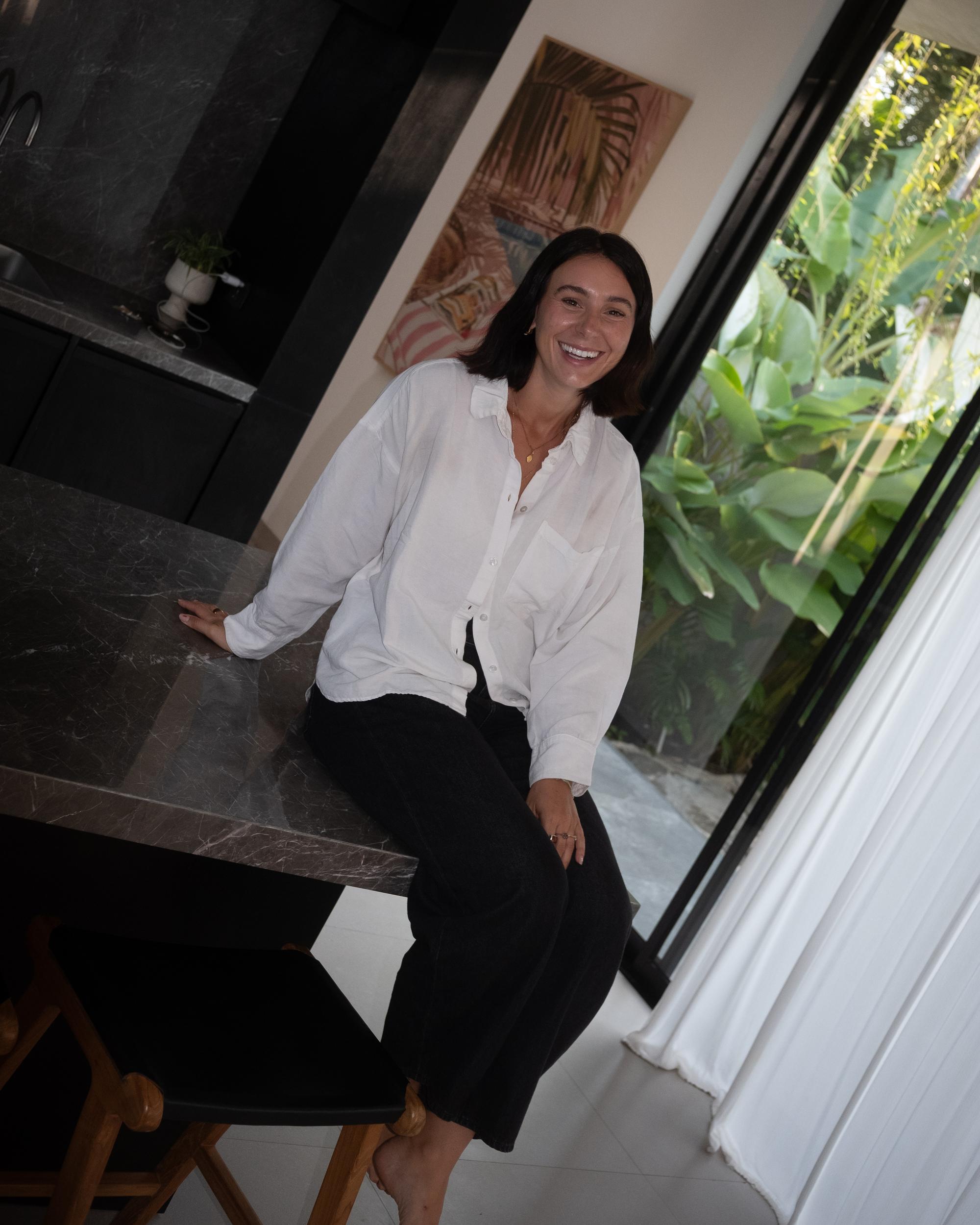 Becks at home in Bali